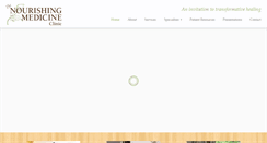 Desktop Screenshot of nourishingmedicine.com